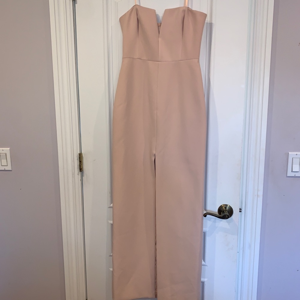Brand New BCBG Strapless Dress with Slit - Tags Attached